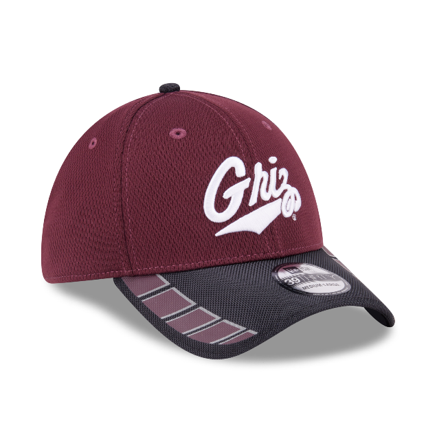 CLEARANCE Black & Maroon New Era 3930 Flex Fit Hat | The M Store