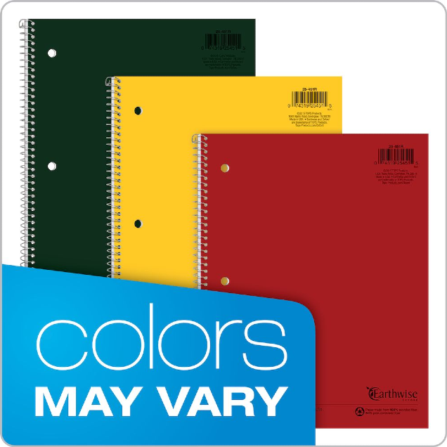 H•Mathewページ Oxford Earthwise 1-Subject Notebook 4x4 Quad Rule 8.5x11 80sh