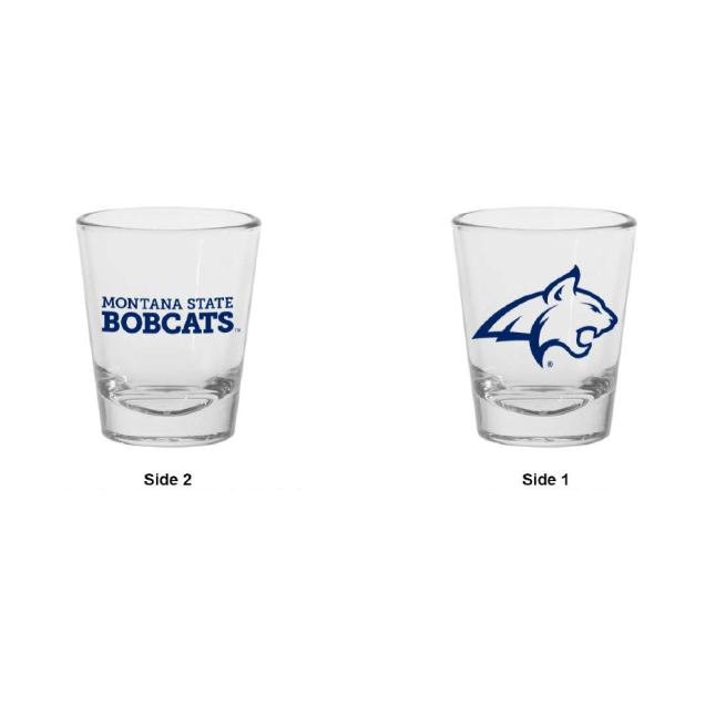 Montana State Bobcat 1.5oz Shot Glass