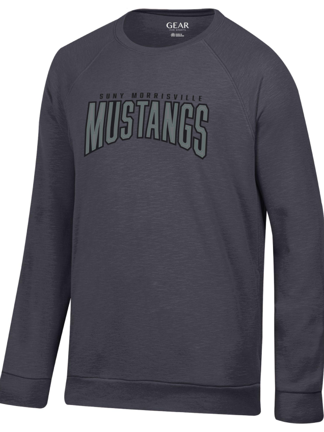 【MODERNIF】Morrisville lettering brushed sweatshirt Cursive Custom Embroidered Comfort Colors Sweatshirt