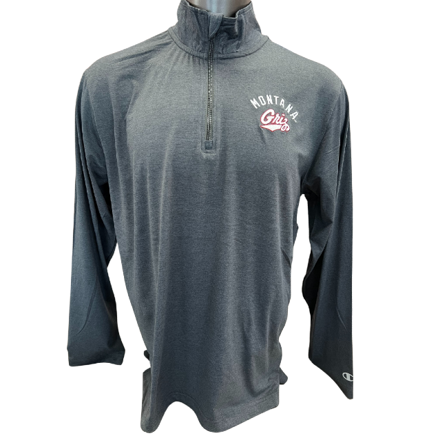 Champion men's quarter zip clearance