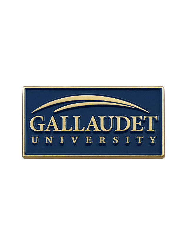 Gallaudet University Logo Lapel Pin