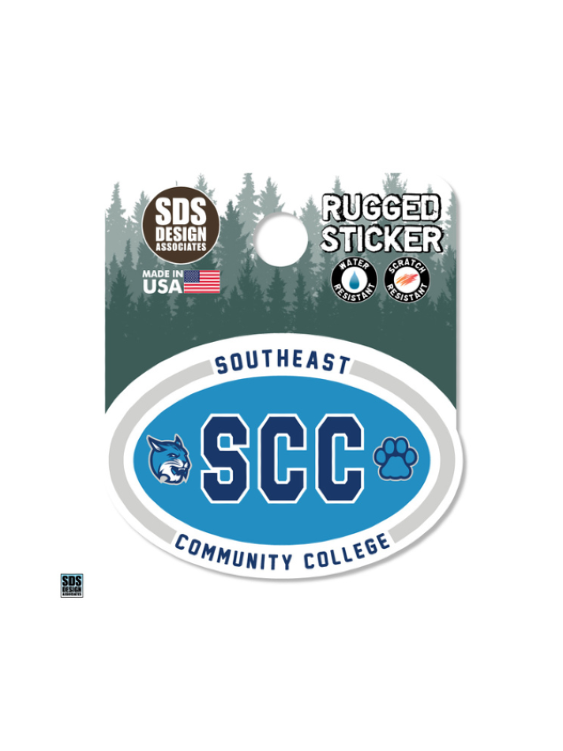 SCC Lincoln Campus Store 2" Southeast Community College Stickers