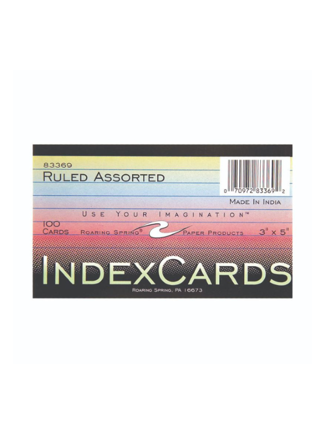 Index Card 4x6 Case