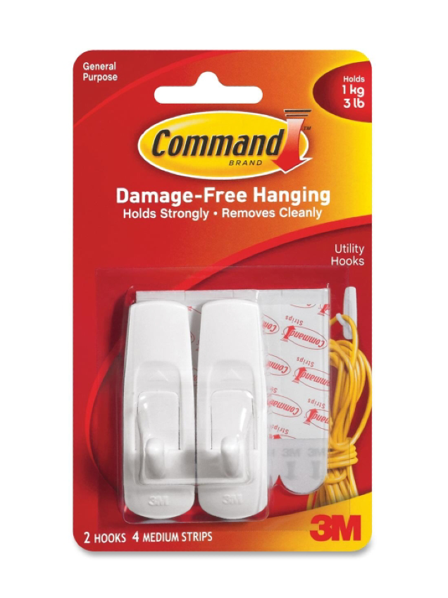 Command 2-Pack Adhesive Hooks at