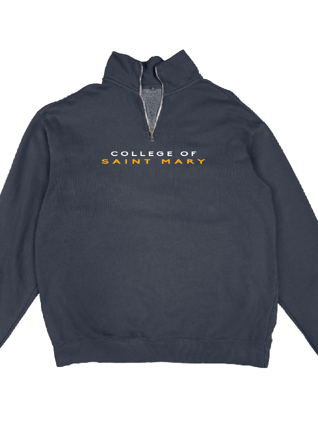 レディース Mary logo fleece jacket navy