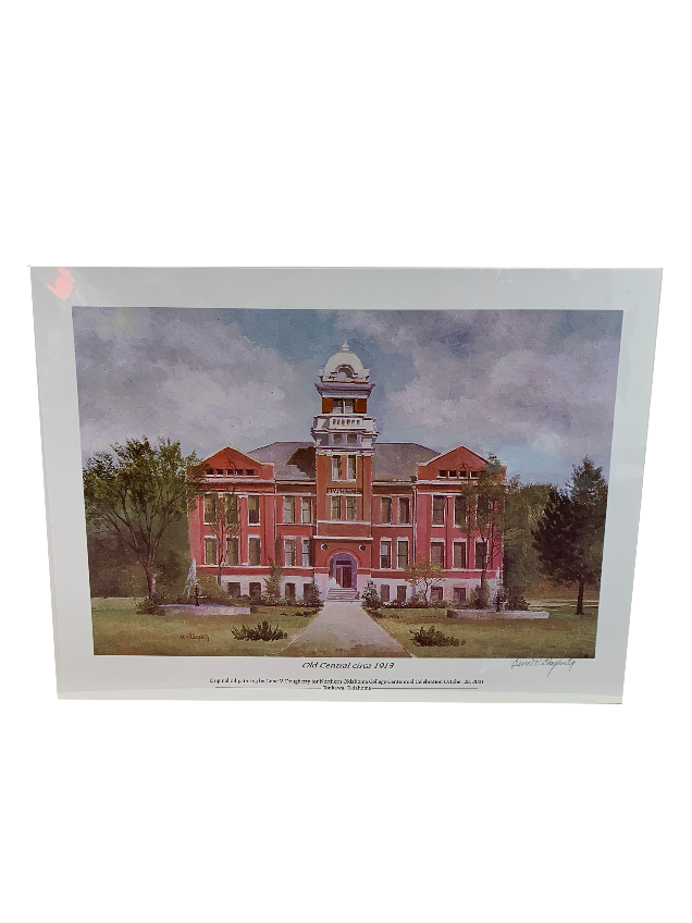 Painting Old Central by Gene Dougherty