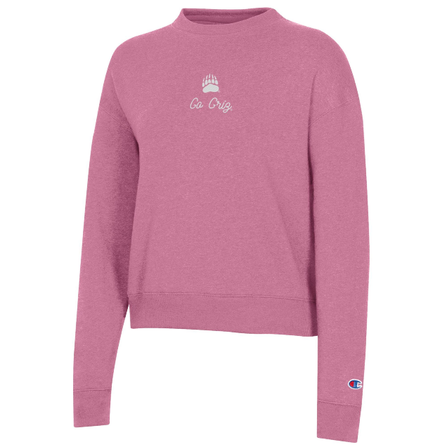 Griz Womens Champion Triumph Fleece Crewneck