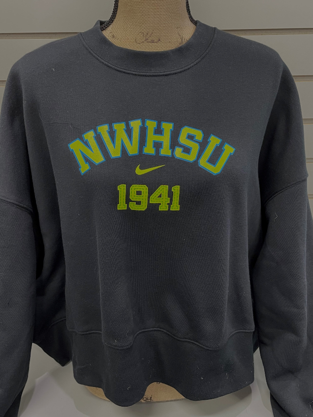 Vintage nike cropped discount sweatshirt