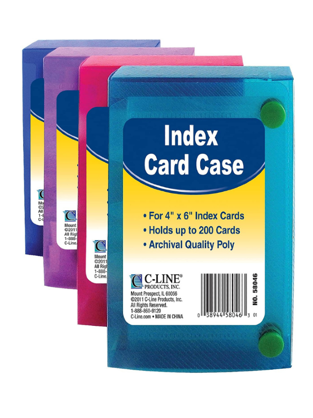 Index Card 4x6 Case