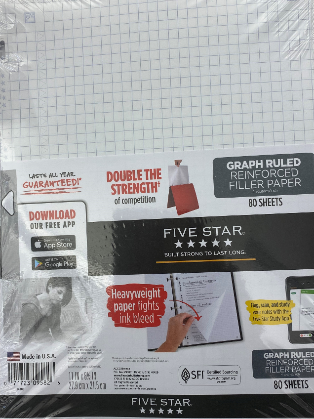 Five Star Graph Paper