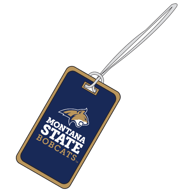 Bobcat Embroidered Luggage Tag | MSU Bookstore