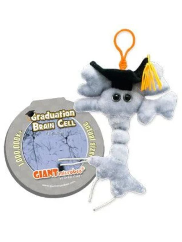Giant Microbes Brain Cell Key Chain