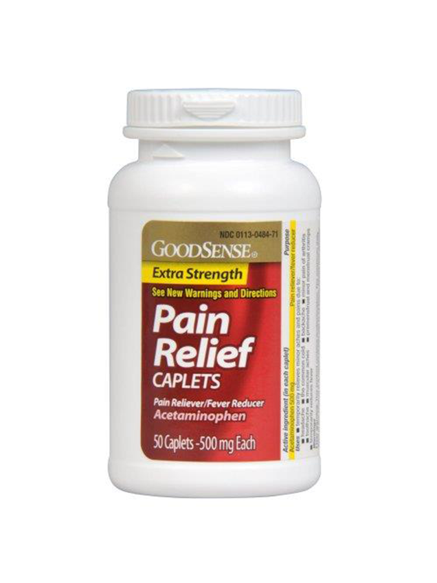 Pain Relief Caplets (Acetaminophen) 500mg