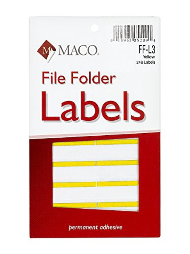 Maco File Folder Labels