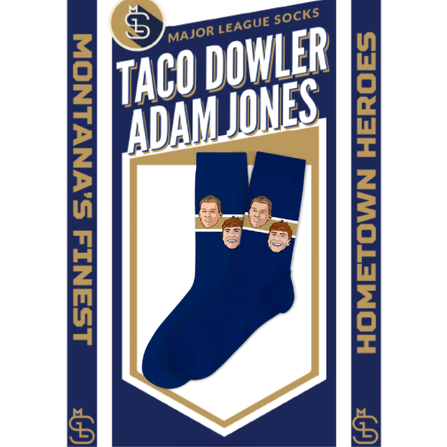 Major League Socks Taco Dowler x Adam Jones NIL Best Friend Socks