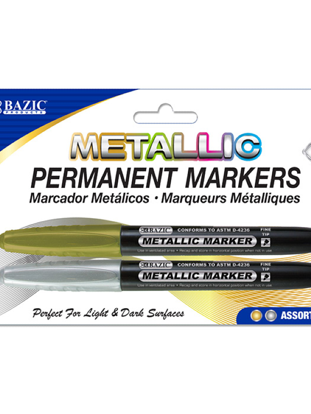 Sharpie Marker Set, 6-Markers, Fine, Metallic