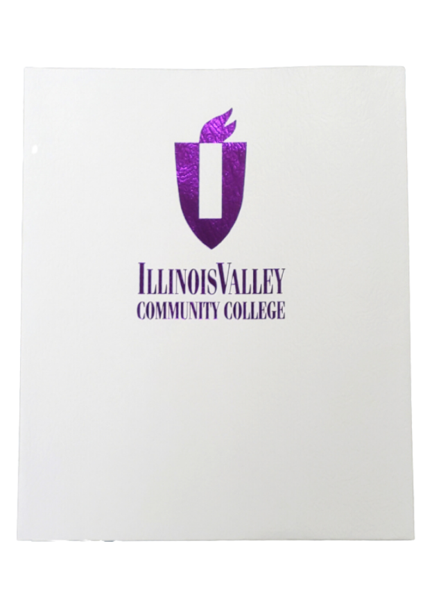 IVCC Imprinted White Paper Folder