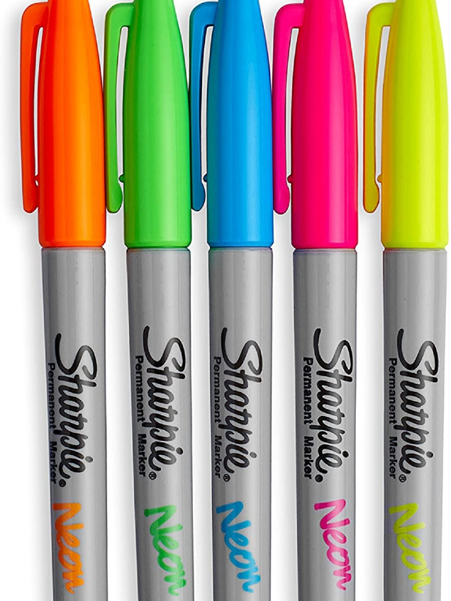 Neon on sale permanent markers