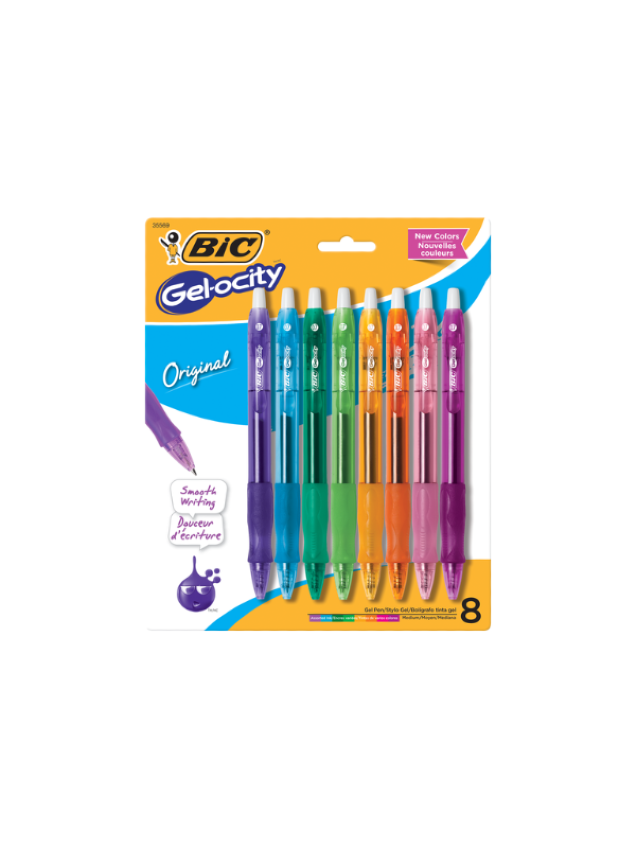 Bic Gel-ocity Retractable Pen 8-Pack